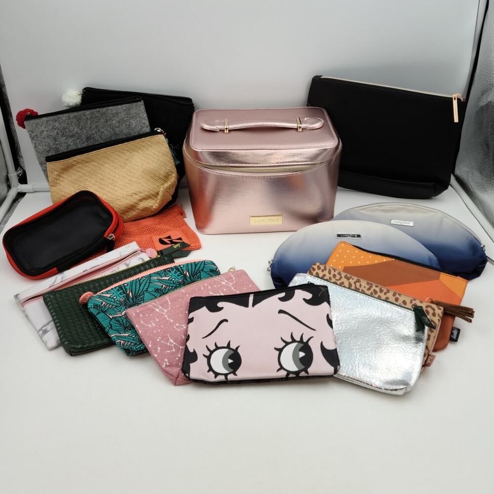 Ipsy/Lancome Cosmetic Bags Bulk Lot of 18 **NWOT**